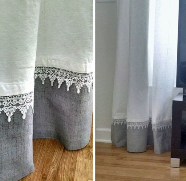 Lengthen Curtains Without Sewing, How To Extend Shower Curtain Length