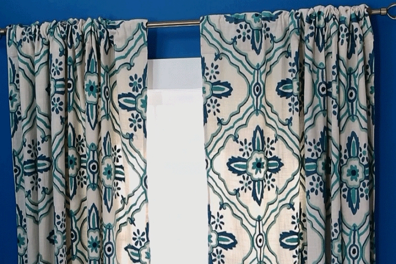 How to Hang Curtains on a Wall