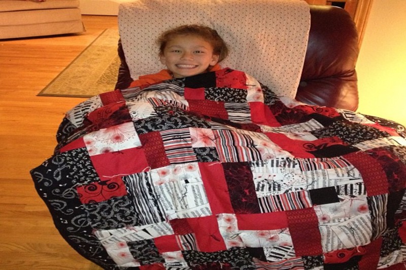 how to make a minky blanket with binding