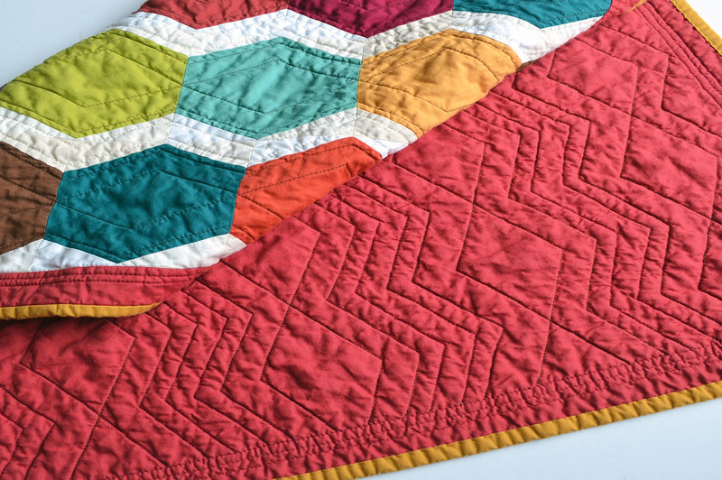 how to machine quilt a baby blanket