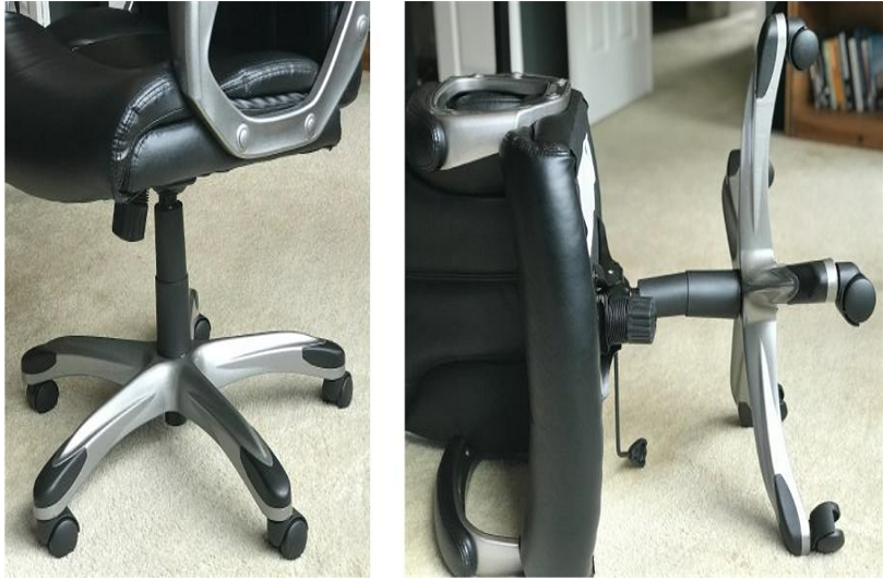 how to remove the swivel part on a chair