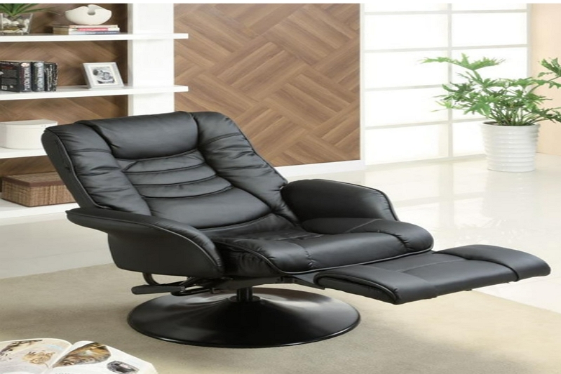 Coaster Furniture Leather Swivel Recliner Chair