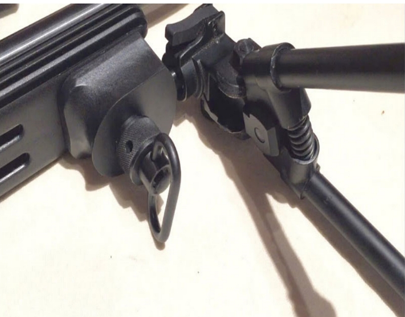 how to attach a bipod to a sling swivel