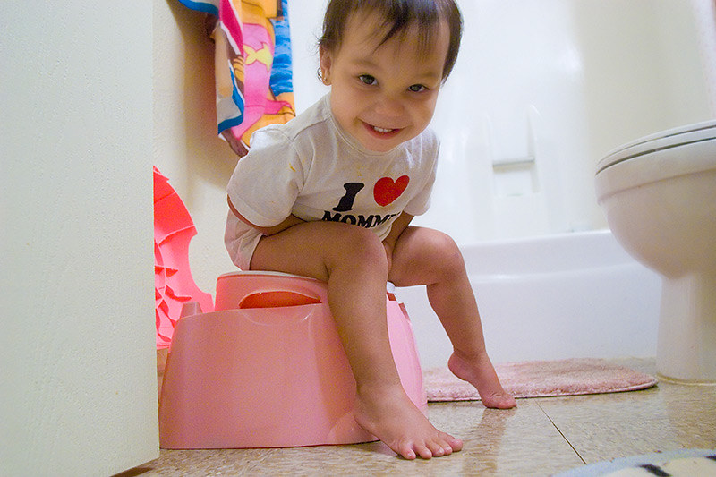 how to clean potty chair