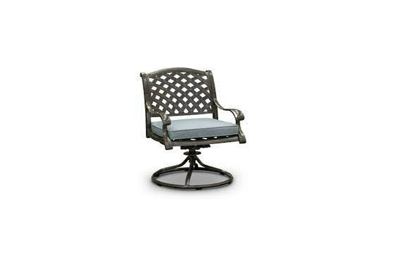 metal outdoor swivel chair