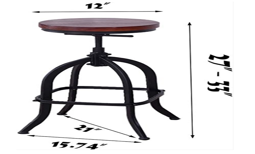 convert a swivel bar stool into an immobile counter