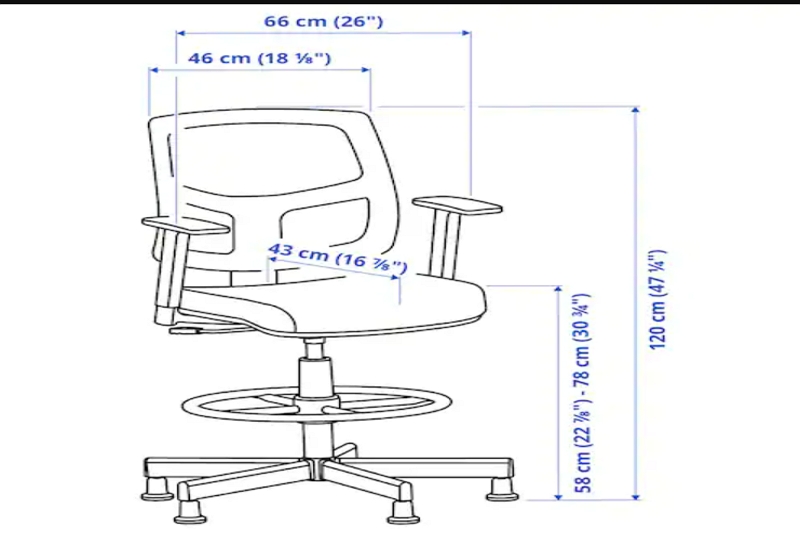 how to measure fabric for a small swivel chair