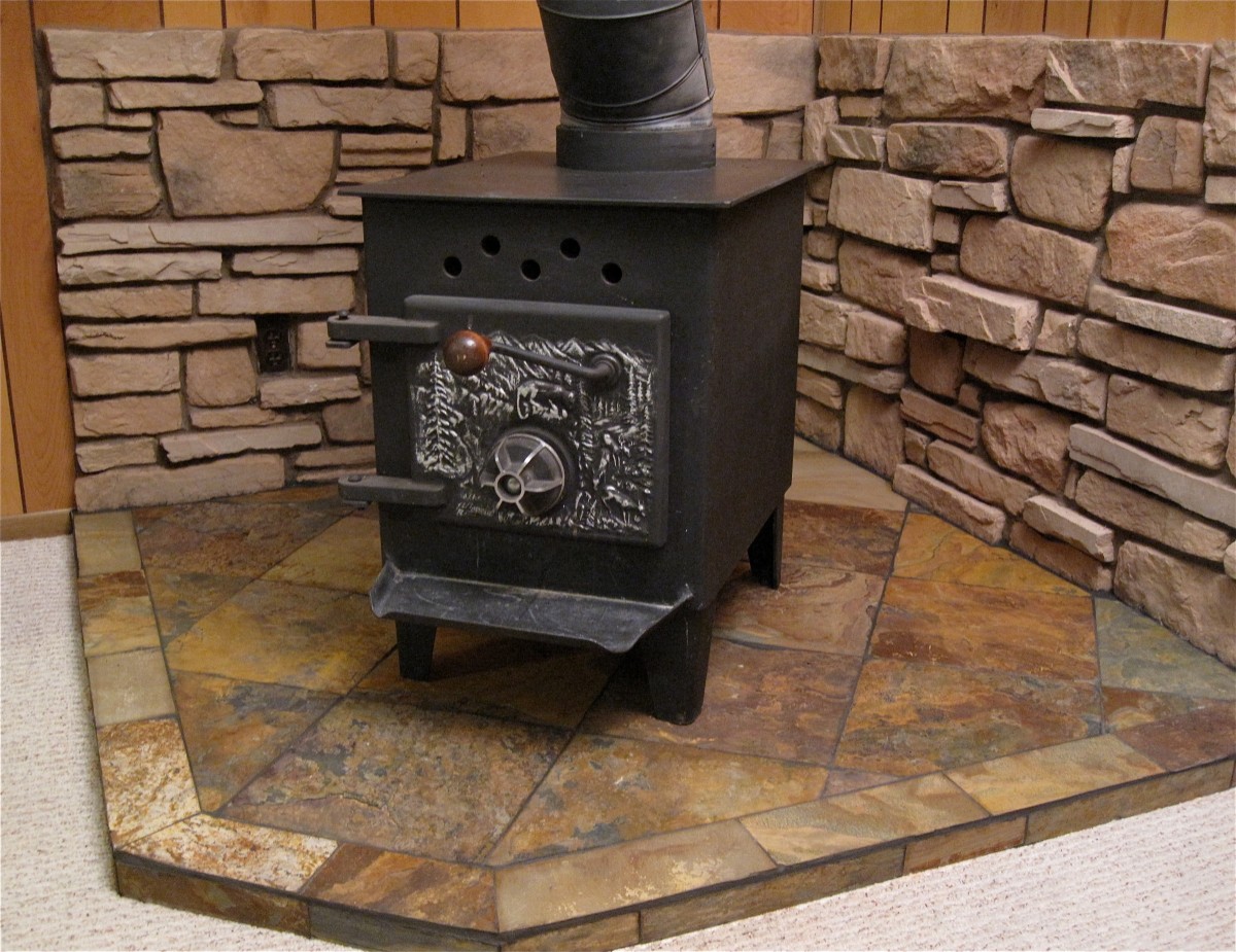 how to clean a cast iron stove