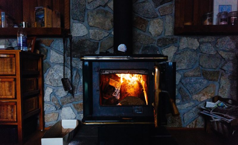 how to make wood stove look new