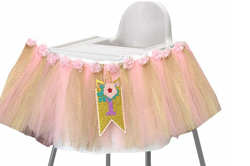 How To Make A Tulle Highchair Skirt
