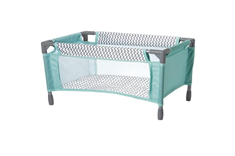 how to set up a playpen with changing table