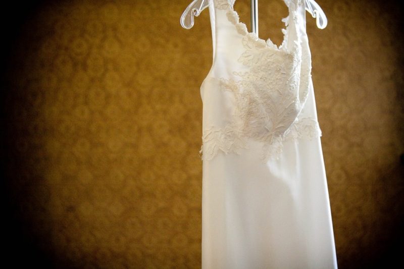 how to store a wedding dress before the wedding