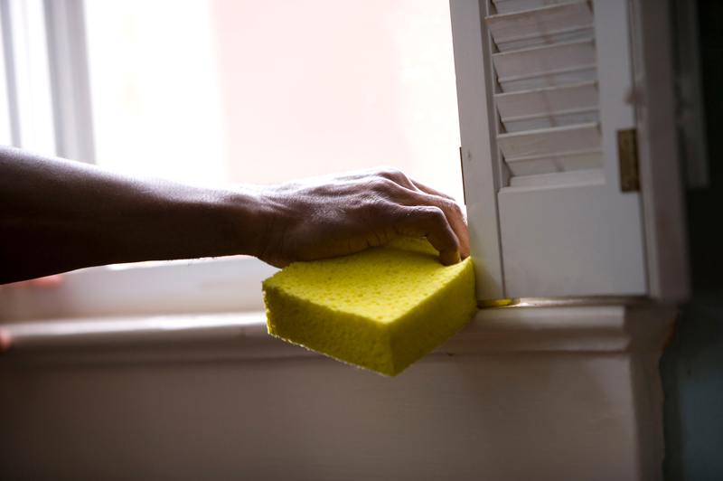 how to get mildew smell out of sponge