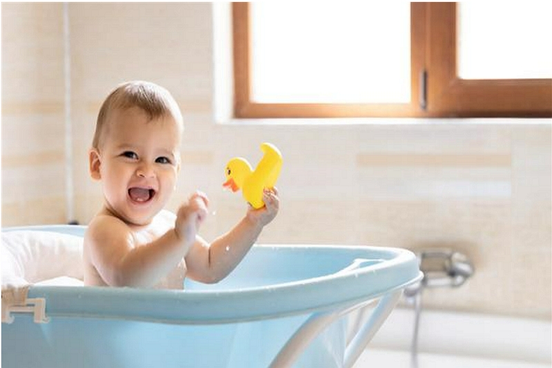 How to Organize Baby Bath Stuff