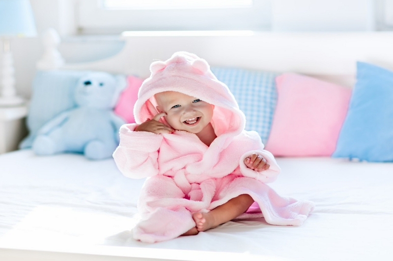 How to make a baby hooded bath towel