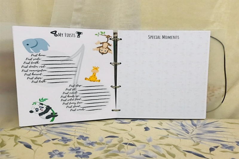 How to design pages of baby memory book for free